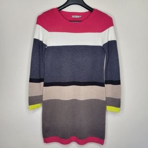 Eliza J Sweater Dress w/ Elbow Patches, Size S